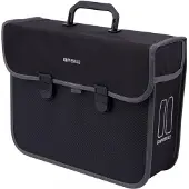 Basil Malaga, Hinten, Fahrradtasche, Polyester, Schwarz, 13 l, 5 kg