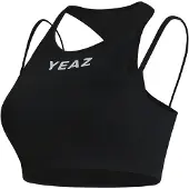 Yeaz Sporttop "Top AMOROUS", Kinder, Gr. XXL, schwarz, Obermaterial: 78% Polyester PES. 22% Elasthan EL., Tops Sporttop