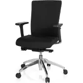 Hjh OFFICE ASTRA BASE - Profi Bürostuhl Schwarz