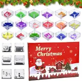 Merkloos Elzusha - Adventskalender 2025 - 24 Puzzles für Erwachsene