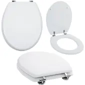Grafner WC Sitz aus MDF weiss Toilettendeckel
