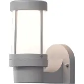 Konstsmide Siena grau lackiertes Aluminium, opales Glas 7513-302