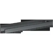Keuco EDITION 11 Handtuchhalter 450 mm, starr, 2-armig, 11118130000, Farbe: Schwarzchrom gebürstet