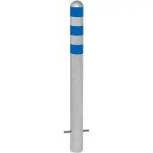 Moravia Schutzpoller CITY Stahl feuerverzinkt H 1.200 mm Alu-Kappe blau