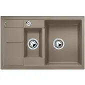BLANCO Granitspüle "METRA 6 S Compact", braun (tartufo), B:78cm, Verbundwerkstoff, Küchenspülen, Granitspüle, aus SILGRANIT