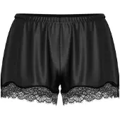 Mey Shorts Serie Pure Shine Lace Schwarz | Größe L