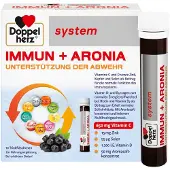 Queisser Pharma GmbH & Co. KG Doppelherz system Immun + Aronia Trinkfläschchen, 10 St. Ampullen