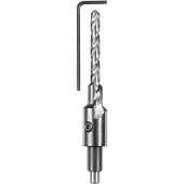 Kwb 512604, Bohrer, Spiralschneidbohrer, 4,5 mm, Hartplatte, Hartholz, Kunststoff, Weichholz, Holz, Hochgeschwindigkeitsstahl (HSS), Silber