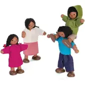 PlanToys Holzspielzeug Puppenfamilie
