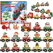 Sonstiges Adventskalender Holzeisenbahn 2026 mit magnetischem Zug für Kinder ab 3 Jahren
