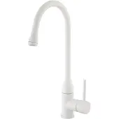 EsseBagno Arum Spültischarmatur, Weiß matt