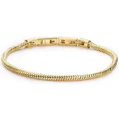 Brosway - Riptide BTD026 Minimalist Gold Plated Bracelet for Men