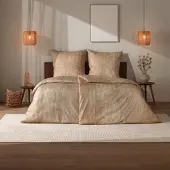 Estella Mako Interlock Jersey Bettwäsche Arno 140x200 cm + 70x90 cm | kiesel - grau