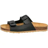 Lico Herren Bioline Man Mules Soft Pantoletten, Schwarz Helle Sohle, 44 EU