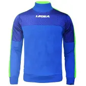 Legea Uni Chaqueta Damasco Jacke aus Damast, Fluoreszierendes Blau/Grün, XS