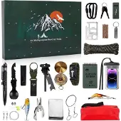 Sonstiges Adventskalender Survival Kit 2026 mit 24 Werkzeugen für Outdoor-Fans