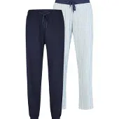 Phil&Co. Pyjamahose Cozy Classics in streifen/marine | Gr.: XXL