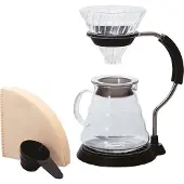 Hario V60 Arm Stand Filterkaffee-Set 02, Schwarz