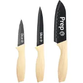 MasterChef Küchenmesser Set, Messerset ink. Kochmesser, Gemüsemesser & Schälmess