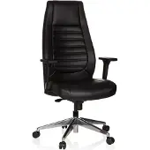 Hjh OFFICE VITORO - Profi Chefsessel Schwarz