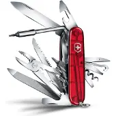 Victorinox CyberTool mit 41 Funktionen, rot transparent