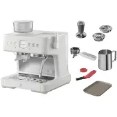 Electrolux E8EC1-8SW, Espressomaschine, 3 l, Kaffeebohnen, Eingebautes Mahlwerk, Weiß