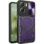 Techsuit – CamGuard Pro Hülle mit Kameraschutz für Motorola Moto G06 – Lila
