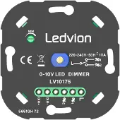LEDVION LED Dimmer Schalter 10V 240V ohne Abdeckrahmen dimmbar