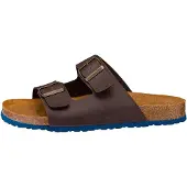 Lico Pantolette "Pantolette Bioline Concrete", Damen, Gr. 46, braun, Synthetik, Schuhe Pantolette