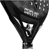Markenlos Starvie Black Titan Padelschläger in Schwarz, 411g