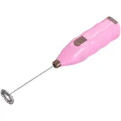 OEM Elektrischer Milchaufschäumer - Stab-Schneebesen - Handbetrieb - Rosa