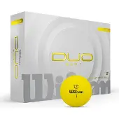 Ginza.se - DUO Soft Golf Ball - Yellow - 12 Balls