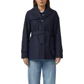 s.Oliver 2173526.5959.40, Weiblich, Slim fit, Kleidungsknopf, Baumwolle, Polyester, Blau