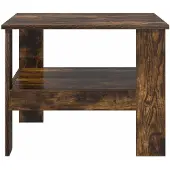 vidaXL Couchtisch Geräucherte Eiche 57 x 55 x 45 cm Holzwerkstoff