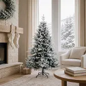 vidaXL Künstlicher klappbarer Weihnachtsbaum 120 cm PVC und Metall 42055547