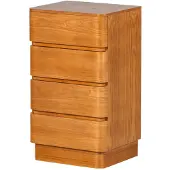 Woood Fejo Kommode 4 Schubladen Mdf Braun