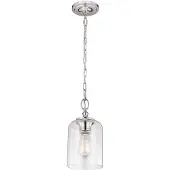 Elstead Lighting Elstead Hounslow Hängeleuchte E27 Poliertes Nickel