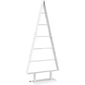 vidaXL Metall Weihnachtsbaum KUOPIO 90 cm Stahl Weiß 42053841
