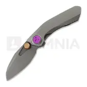 Reate VK-FROK Taschenmesser, Wire Wheel Titanium, Hand Rubbed Acid Wash