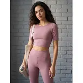 Tommy Life Damen Baumwoll Slim-Fit Active Set
