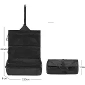 Partizan Faltbarer Toilettenbeutel Tactical FTB-4, schwarz