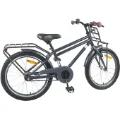 vidaXL Kinderfahrrad 18 Zoll für 5-7 Jahre alt Dunkelgrau