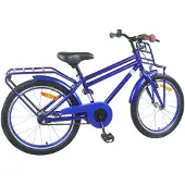 vidaXL Kinderfahrrad 18 Zoll für 5-7 Jahre alt Dunkelblau