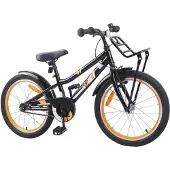 vidaXL Kinderfahrrad 18 Zoll für 5-7 Jahre alt Orange Schwarz