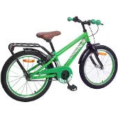 vidaXL Kinderfahrrad 18 Zoll für 5-7 Jahre alt Grün