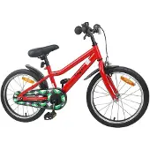 vidaXL Kinderfahrrad 18 Zoll für 5-7 Jahre alt Rot Schwarz