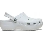 Crocs Classic Platform Clog W Damen Clogs 206750-1NK – Leichte Plateau Clogs aus Croslite 34-35 EU