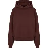 Hunkemoller Hoodie aus angerautem Sweatstoff Braun