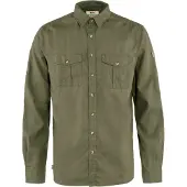 Fjällräven övik Travel Shirt LS M green (620) XL