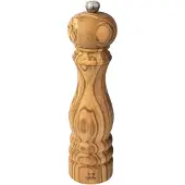 Peugeot PARIS Salzmühle, 22 cm, Antike Mühle mit modernem und effizientem Zirlion-Mahlwerk, Farbe: olivenholz